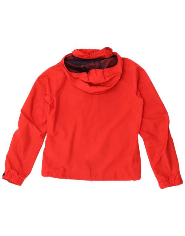 Chaqueta impermeable con capucha para mujer Sergio Tacchini IT 42 Poliéster rojo medio