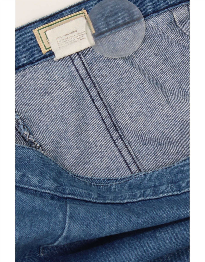 L.L.Bean Falda cruzada de mezclilla para mujer W32 Algodón azul grande