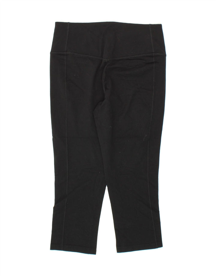 NIKE Womens Capri Leggings UK 14 Medium  Black Vintage Nike and Second-Hand Nike from Messina Hembry 