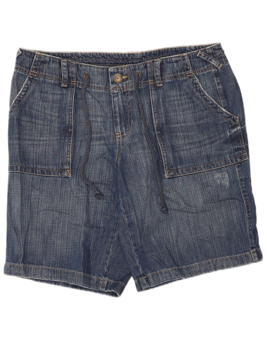 Eddie Bauer Pantalones cortos de mezclilla para mujer US 12 Grande W36 Algodón azul