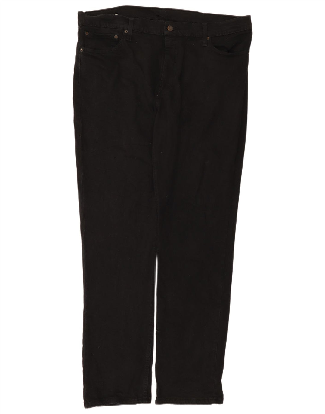 Levi's Hombre 511 Slim Jeans W38 L32 Algodón Negro