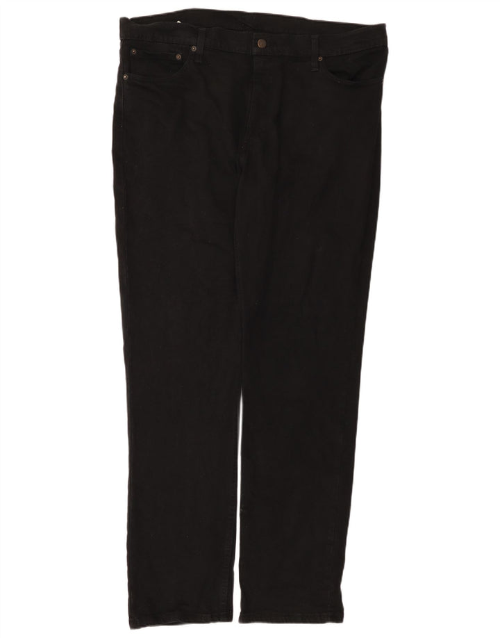 Levi's Hombre 511 Slim Jeans W38 L32 Algodón Negro