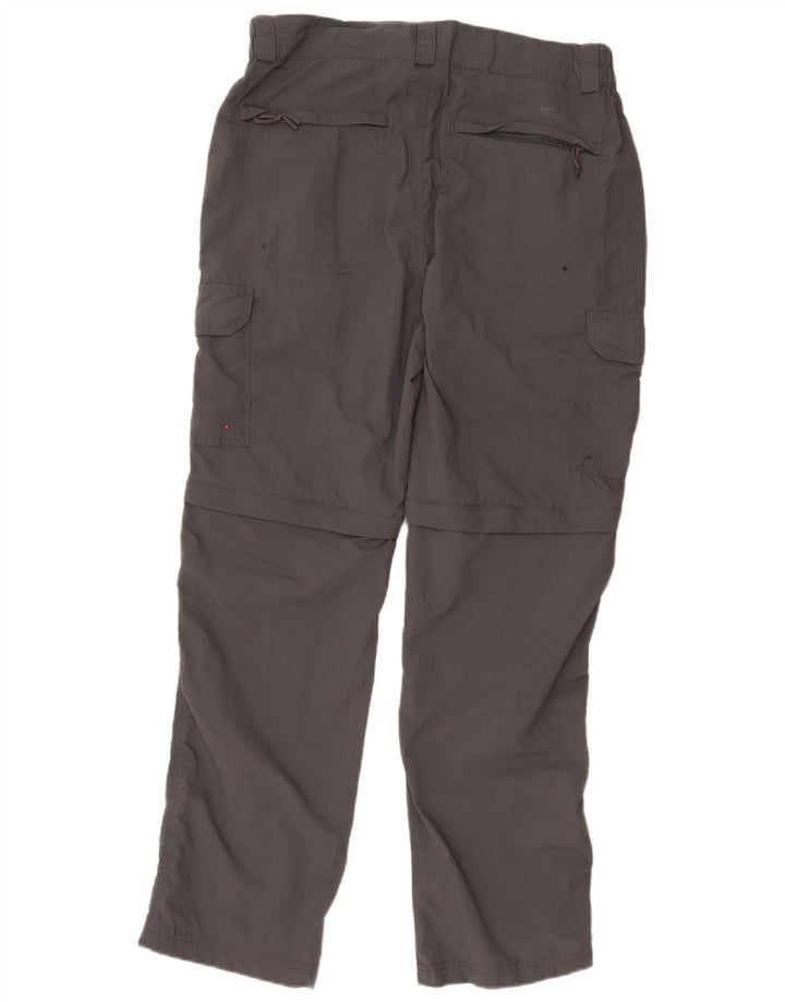 Pantalones cargo rectos para mujer de Mountain Warehouse W32 L31 Nylon gris