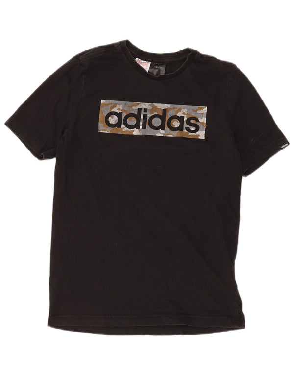 ADIDAS Camiseta gráfica para niño 13-14 años Negro Algodón