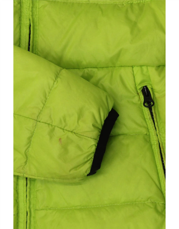Blauer Mujer Crop Chaqueta Acolchada UK 10 Small Verde Poliamida