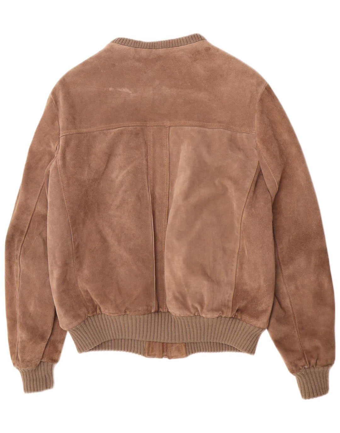 Vintage hombres ante bomber chaqueta Reino Unido 38 marrón medio