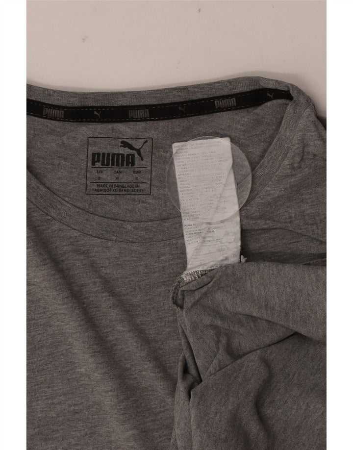 Camiseta Puma Hombre Top Small Gris Algodón