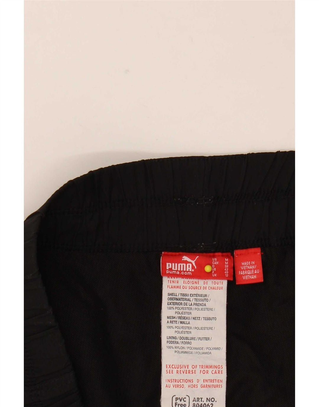 Puma Mujer Joggers Cargo Pantalones UK 12 Medium W32 L33 Poliéster Negro