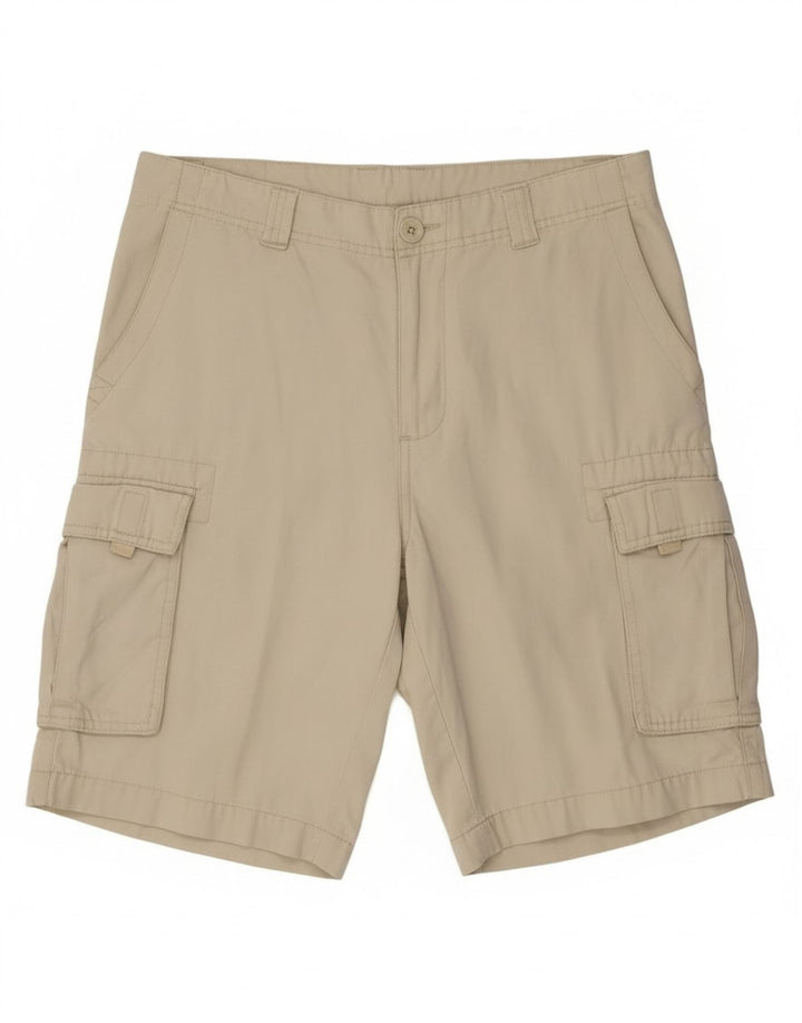 Fila Shorts Cargo Para Hombre Grande W34 Algodón Blanco Roto