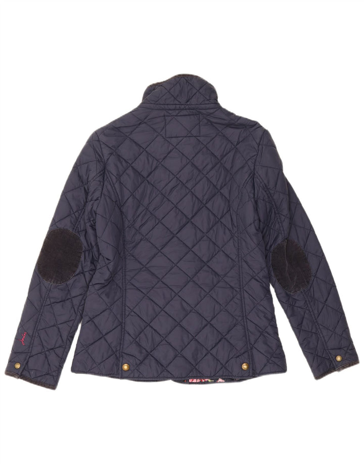 Joules Chaqueta acolchada para mujer UK 12 Medium Azul marino Algodón