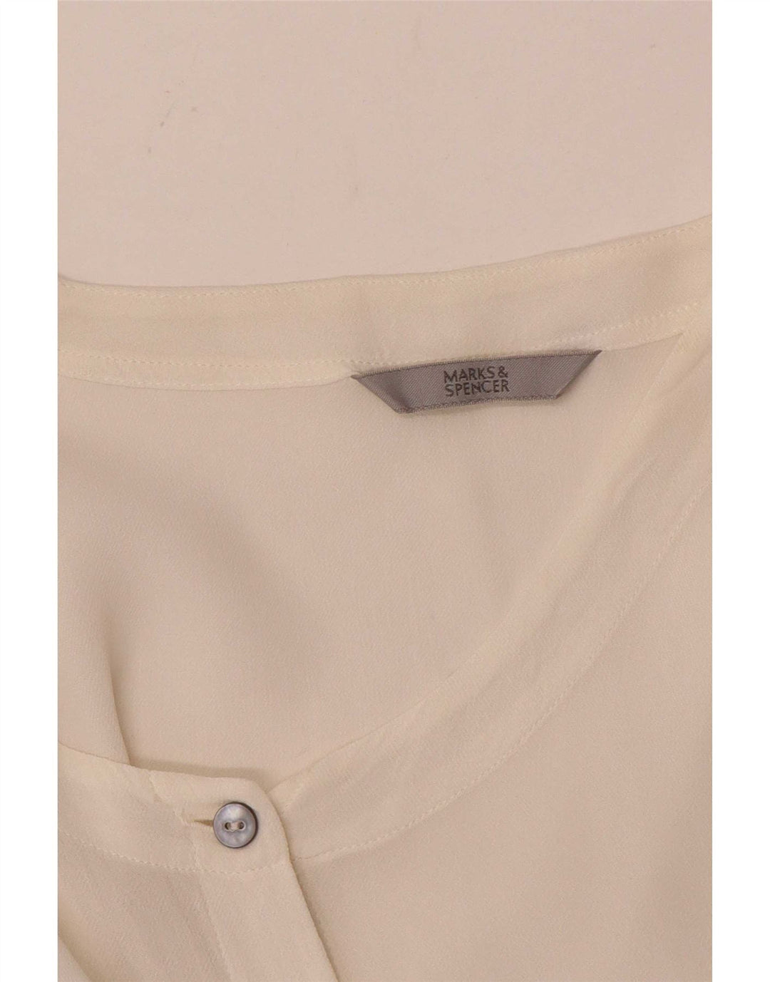 Marks & Spencer Blusa para mujer UK 46 Grande Blanco