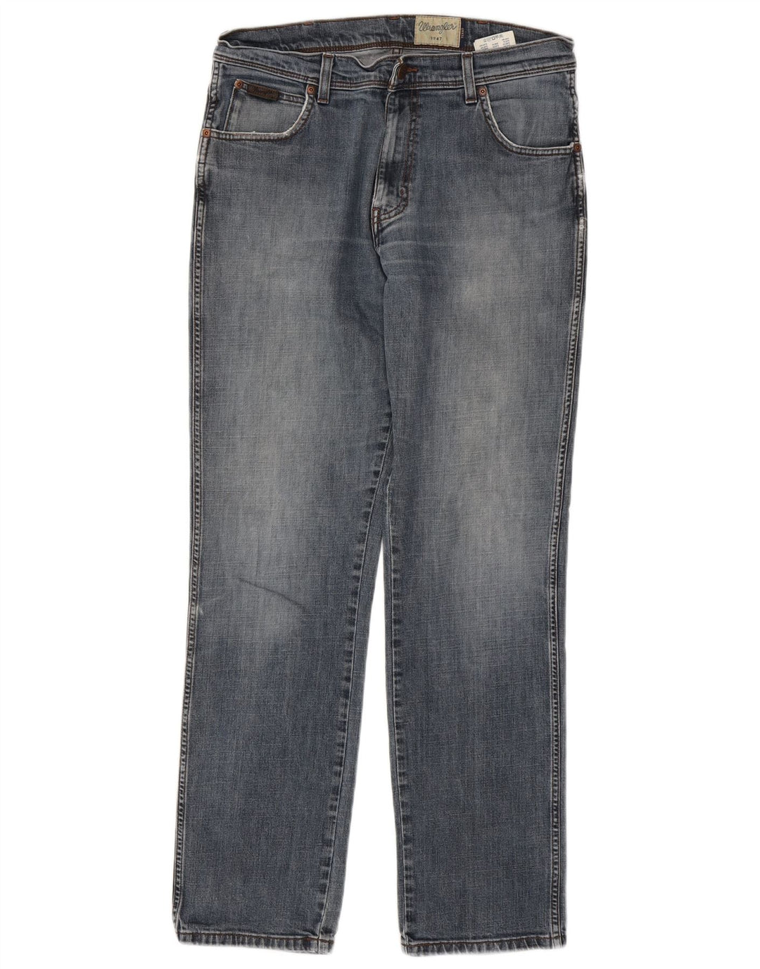 WRANGLER Vaqueros rectos elásticos Texas para hombre W34 L34 Algodón azul