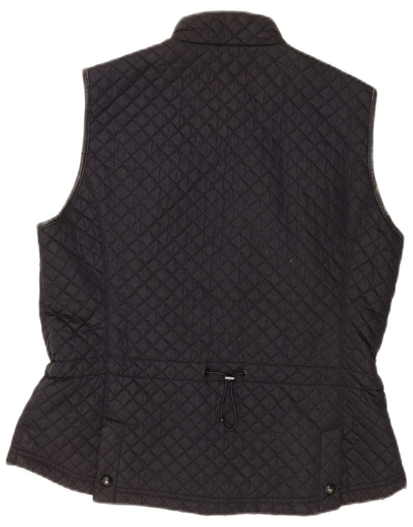 Massimo Dutti Chaleco Acolchado Mujer ES 40 XL Poliéster Negro
