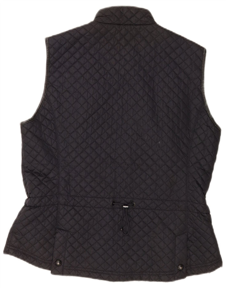 Massimo Dutti Chaleco Acolchado Mujer ES 40 XL Poliéster Negro