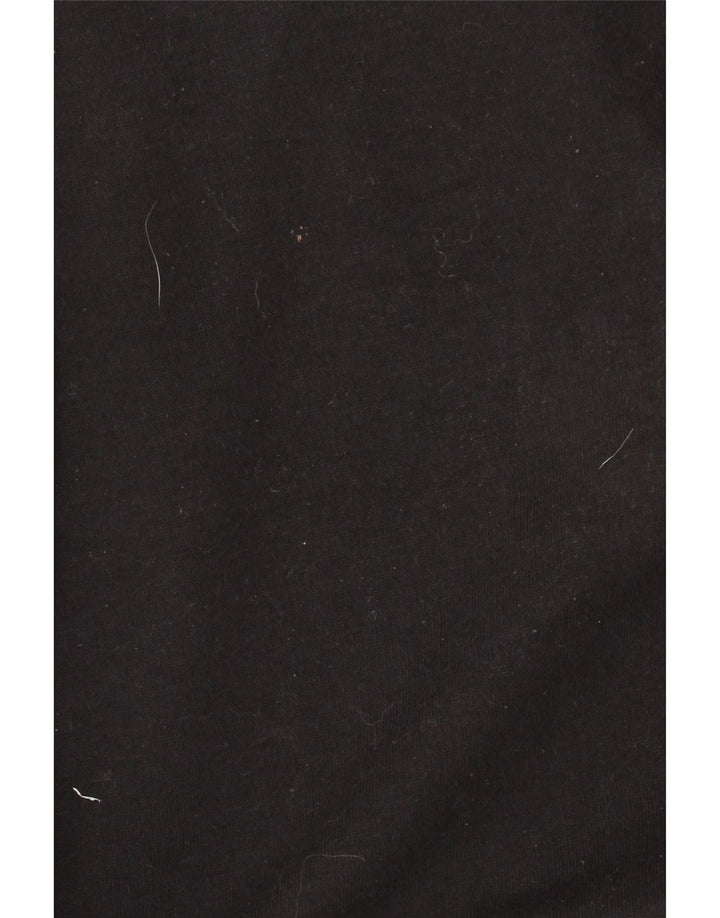 Zara Mujer Sudadera Jumper UK 10 Small Negro Poliéster