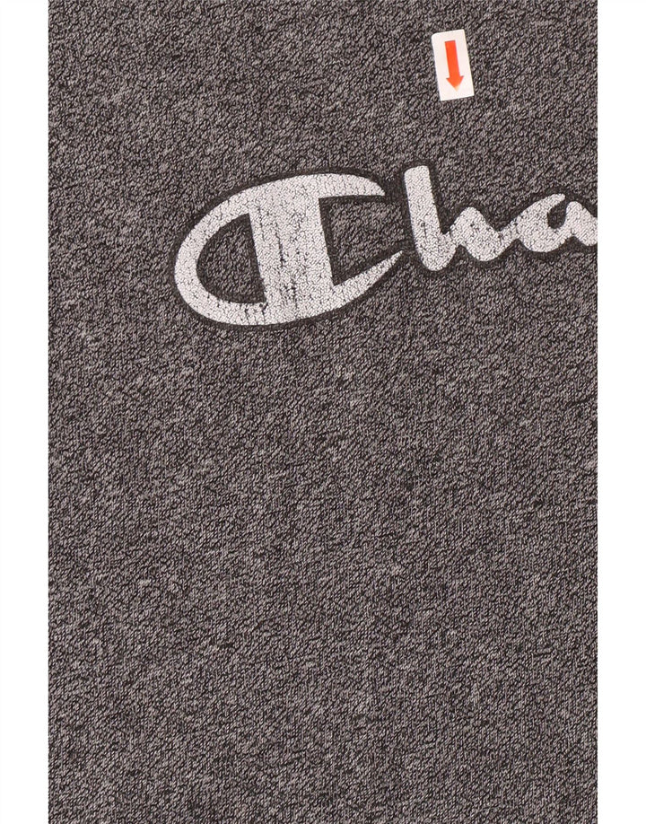 Champion Camiseta Gráfica Para Hombre Top Gris Medio Moteado