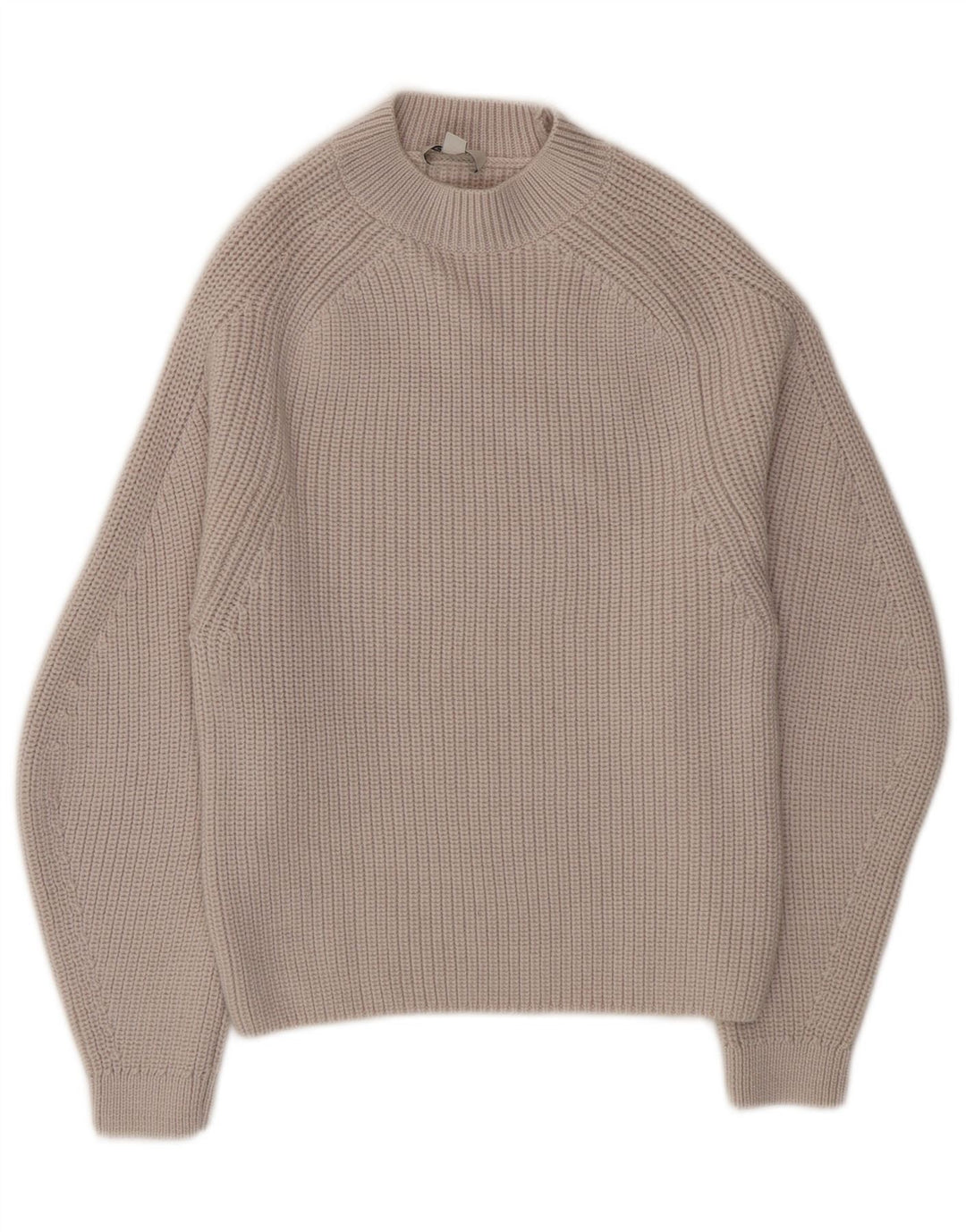 Cos Suéter tipo jersey con cuello alto para mujer UK 6 XS Lana gris