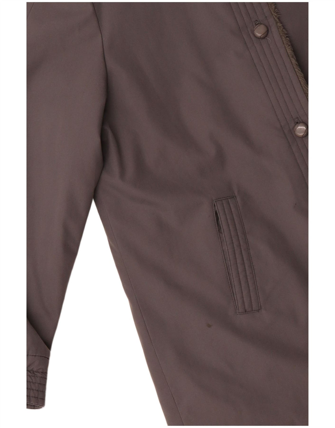 DANNIMAC Abrigo Sherpa para Mujer UK 18 XL Algodón Gris