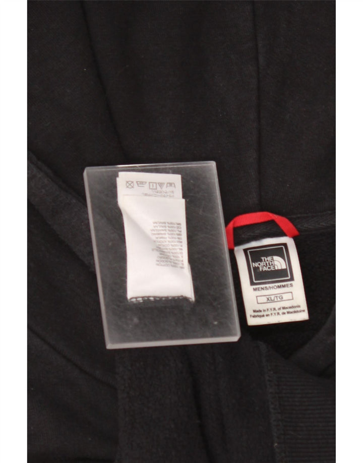THE NORTH FACE Jersey con capucha gráfico para hombre XL Algodón negro