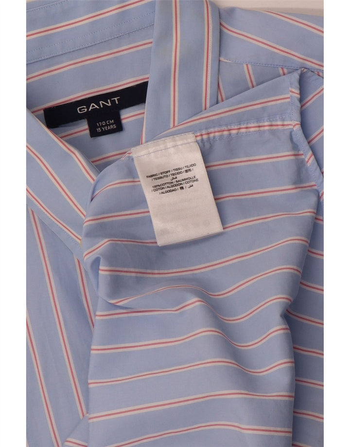 Camisa Gant Niño 14-15 Años Algodón Rayas Azul