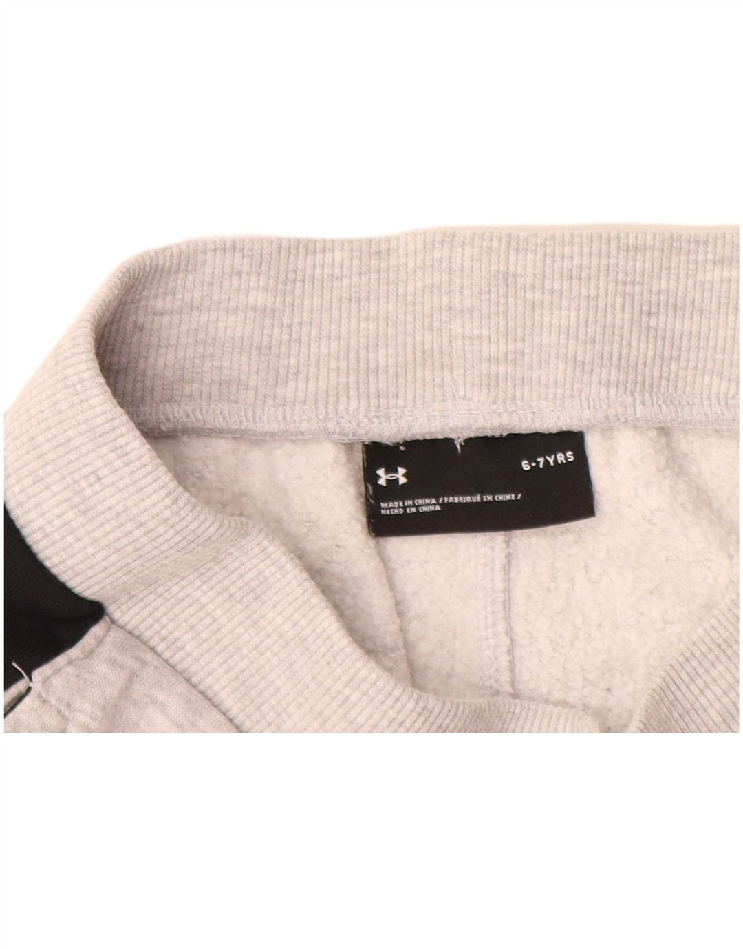 UNDER ARMOUR Pantalones cortos deportivos con gráficos para niños 6-7 años Gris Colorblock