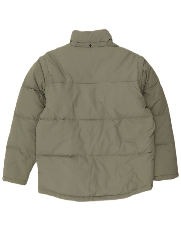 Fila Chaqueta acolchada para hombre UK 36 Small Caqui Poliamida