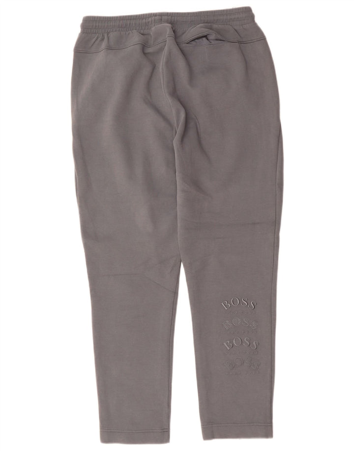 Pantalones HUGO BOSS Hombre | Pantalones de chándal con estampado gráfico de algodón gris grande
