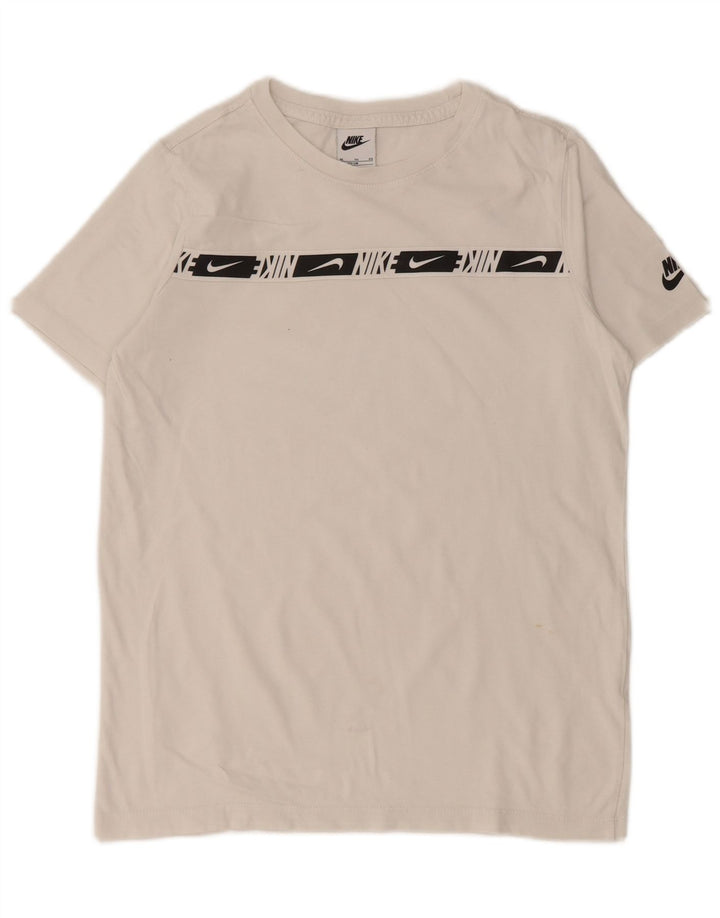 NIKE Camiseta gráfica para niños 13-14 años XL Blanco