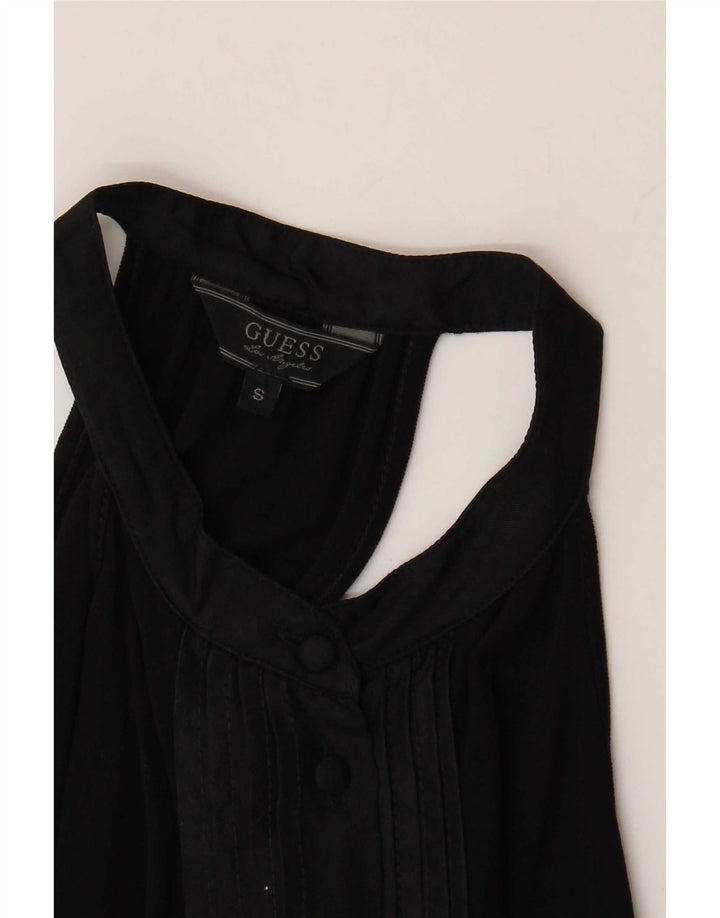 Guess Vestido Halter para Mujer UK 8 Small Negro