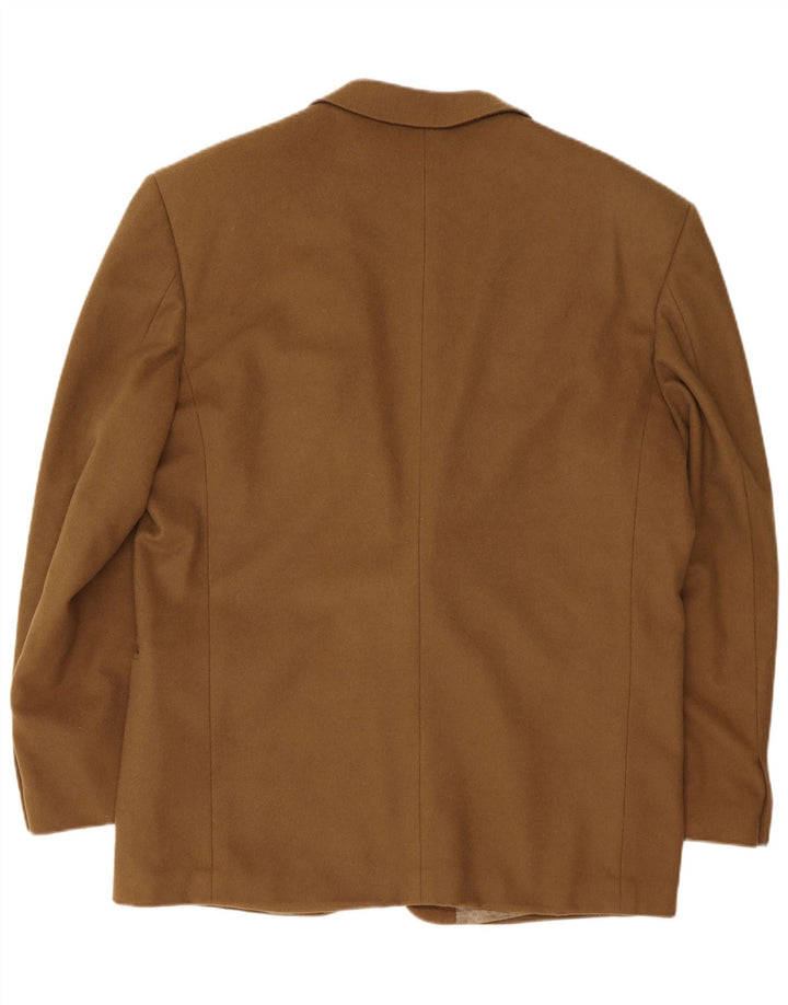 Bianchi Chaqueta Blazer de 2 Botones para Hombre IT 54 2XL Marrón Cachemira