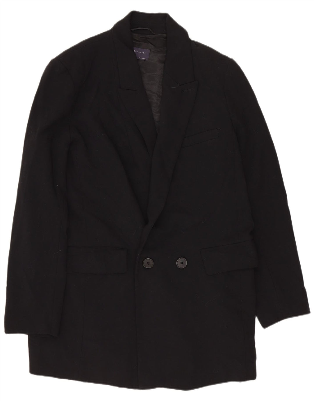 MARKS & SPENCER Chaqueta tipo blazer con doble botonadura para mujer UK 40 Medium Black