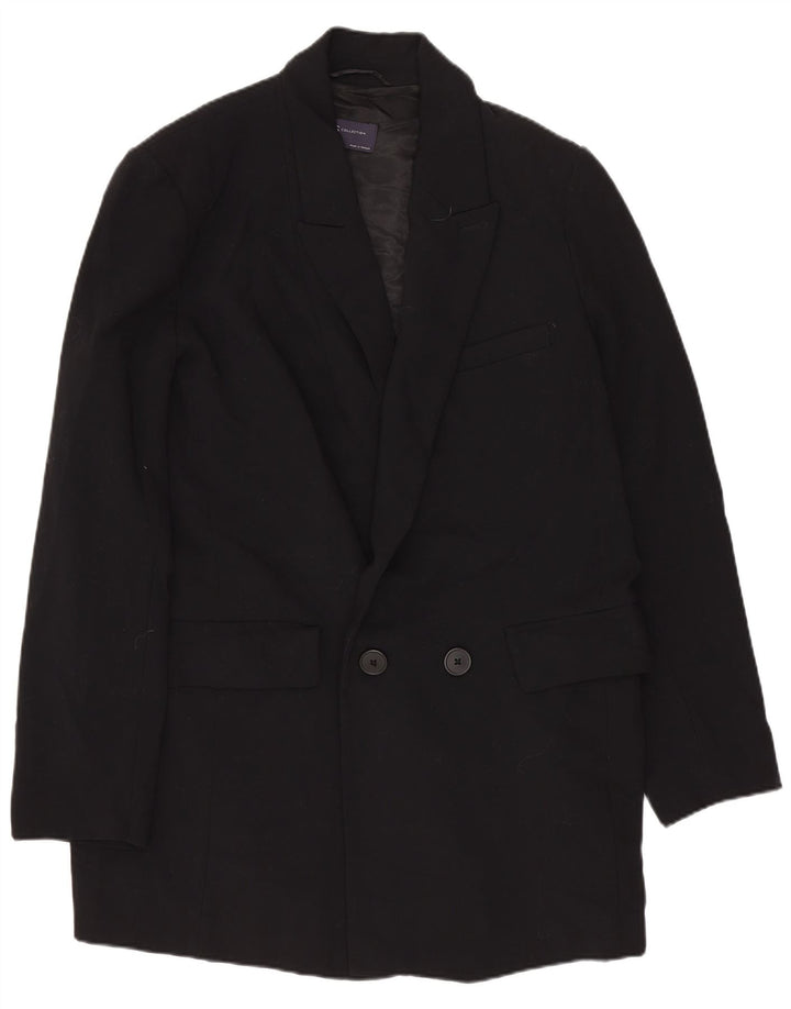 MARKS & SPENCER Chaqueta tipo blazer con doble botonadura para mujer UK 40 Medium Black