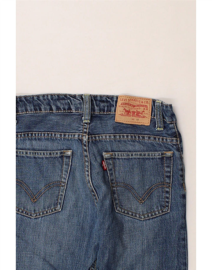 LEVI'S Boys Straight Jeans 9-10 Years W26 L26 Blue Vintage Levi's and Second-Hand Levi's from Messina Hembry 