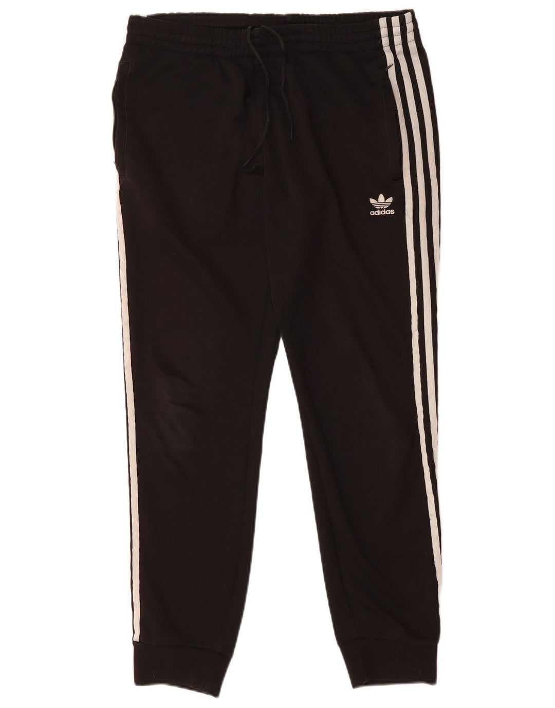 Adidas Hombre Pantalones De Chándal Joggers Medium Negro Poliéster