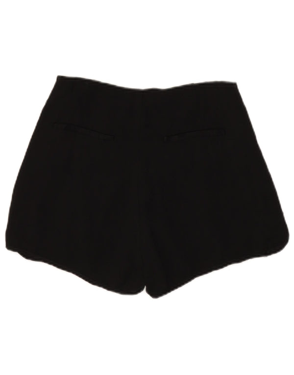 Reiss Womens Casual Shorts UK 6 XS W28 Black Viscose