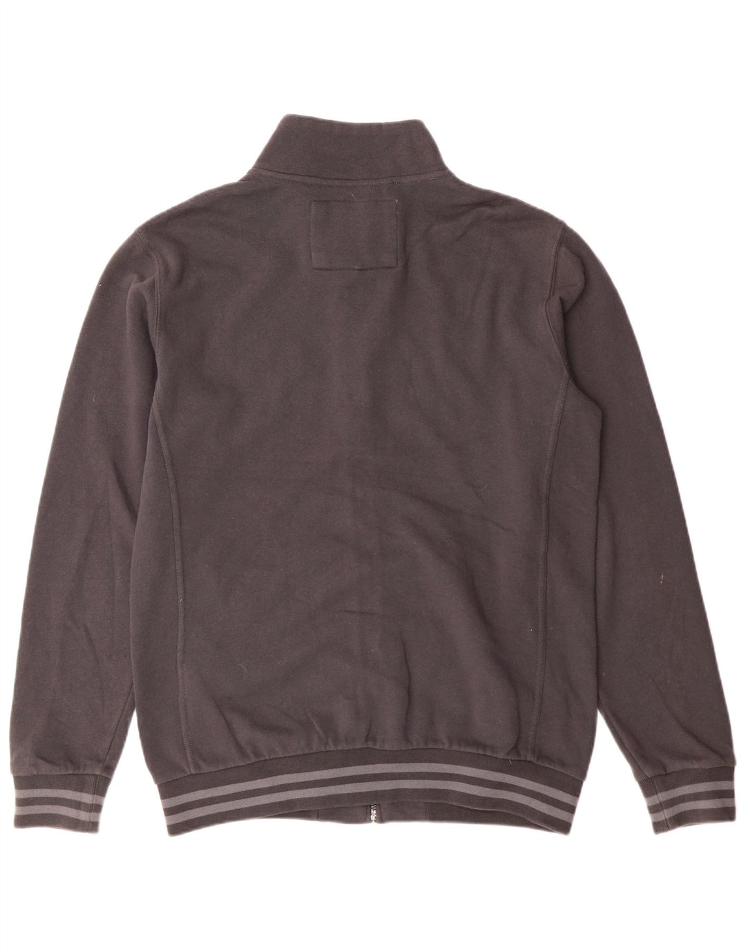 Quiksilver Hombre Graphic Chándal Top Chaqueta Deportiva De Algodón Gris Medio