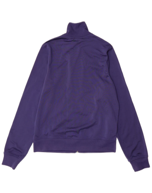 ADIDAS Chaqueta de chándal para mujer Reino Unido 14 Poliéster morado medio