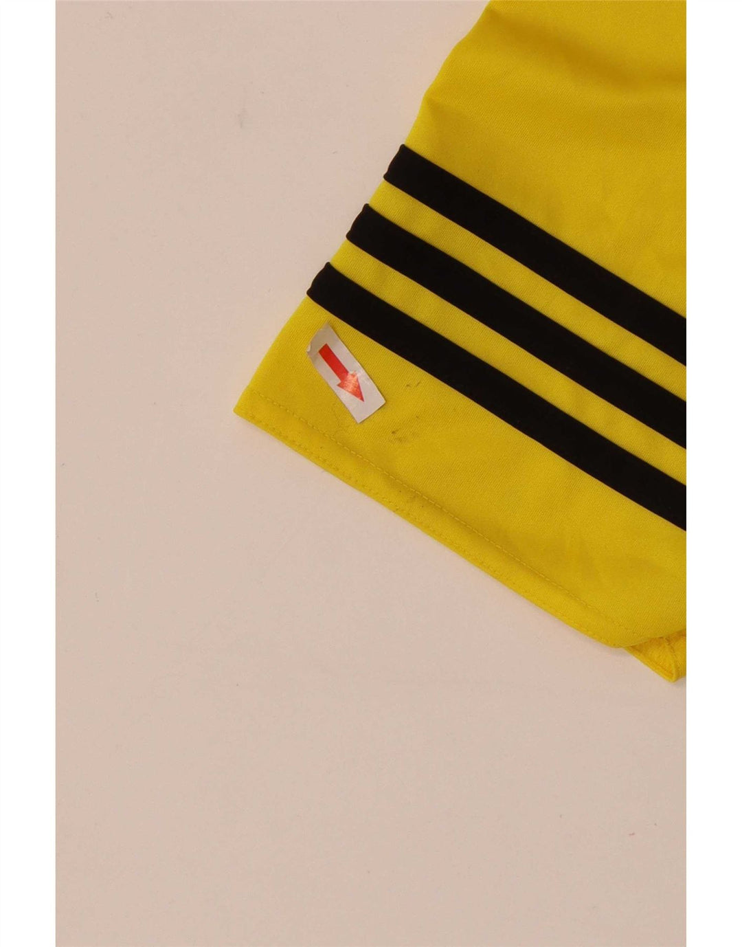 Adidas Mens Climalite Camiseta Top Pequeño Amarillo Poliéster