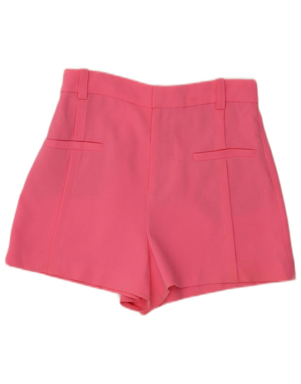 Zara Mujer Shorts Casual Mediano W28 Rosa Poliéster