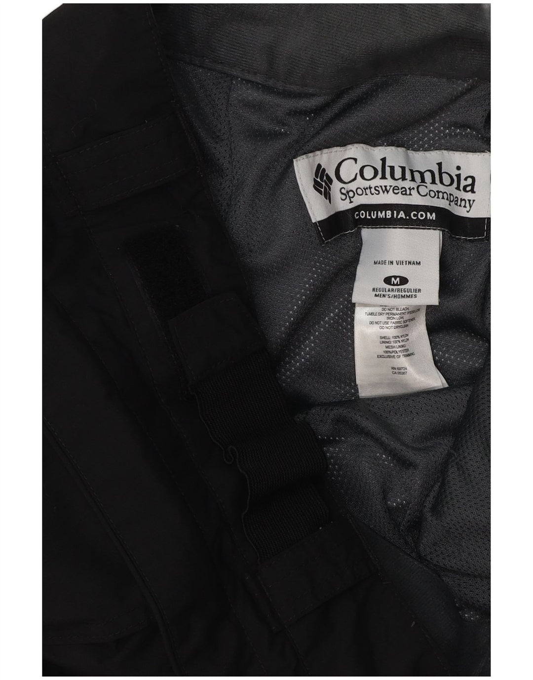 Pantalón de esquí COLUMBIA Hombre Mediano Negro Poliéster