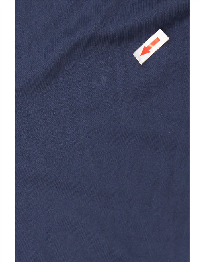 Camiseta Nike Dri Fit para hombre de manga larga azul marino mediano