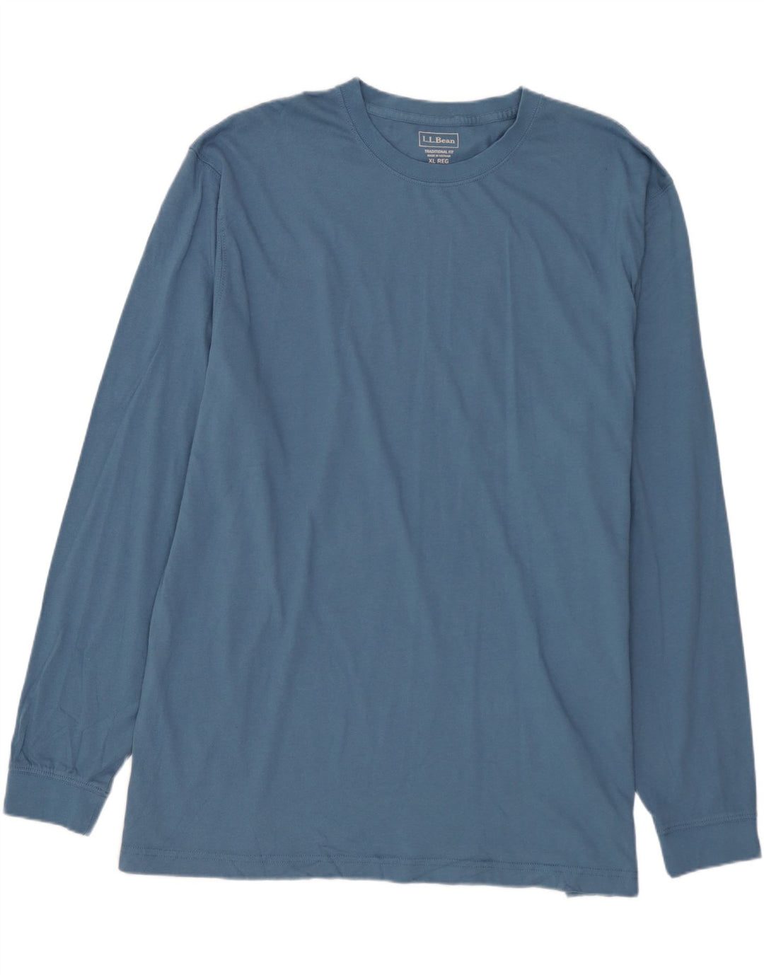 L.L.BEAN Camiseta de manga larga para hombre de ajuste tradicional XL Azul