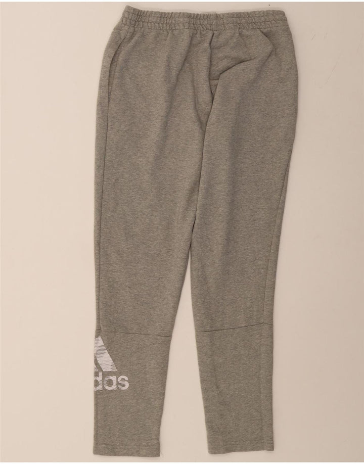 ADIDAS Womens Graphic Tracksuit Trousers UK 14 Large Grey Polyester Vintage Adidas and Second-Hand Adidas from Messina Hembry 