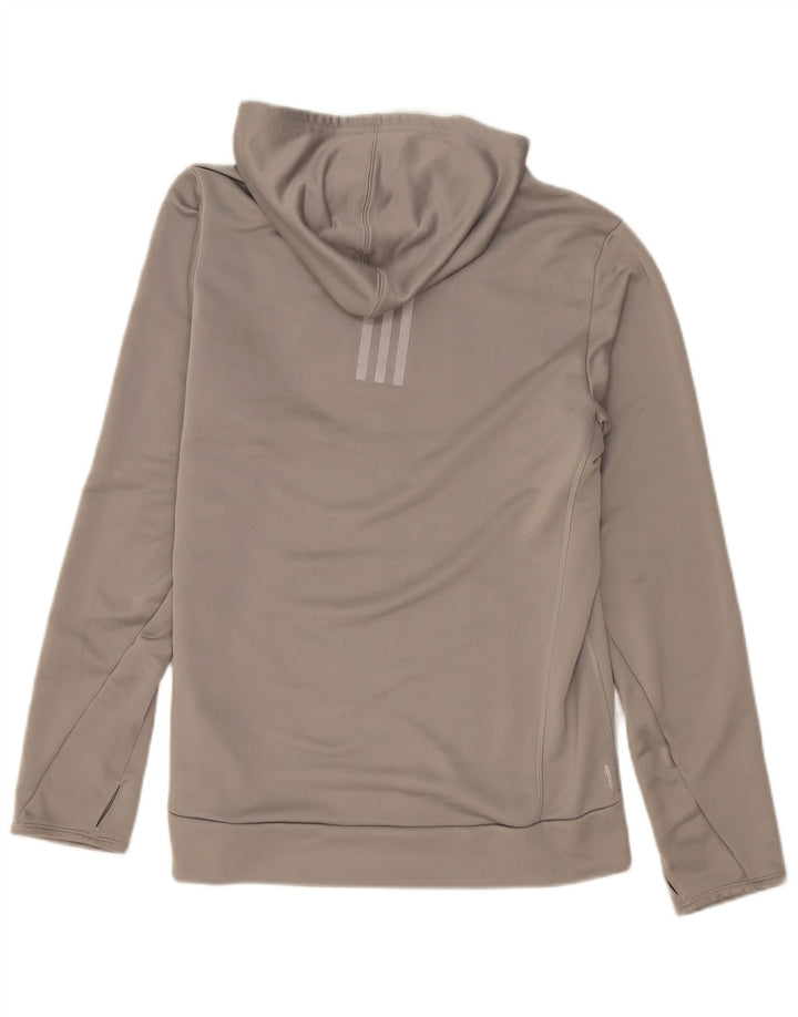 ADIDAS Jersey con capucha Climalite para hombre Poliéster gris medio