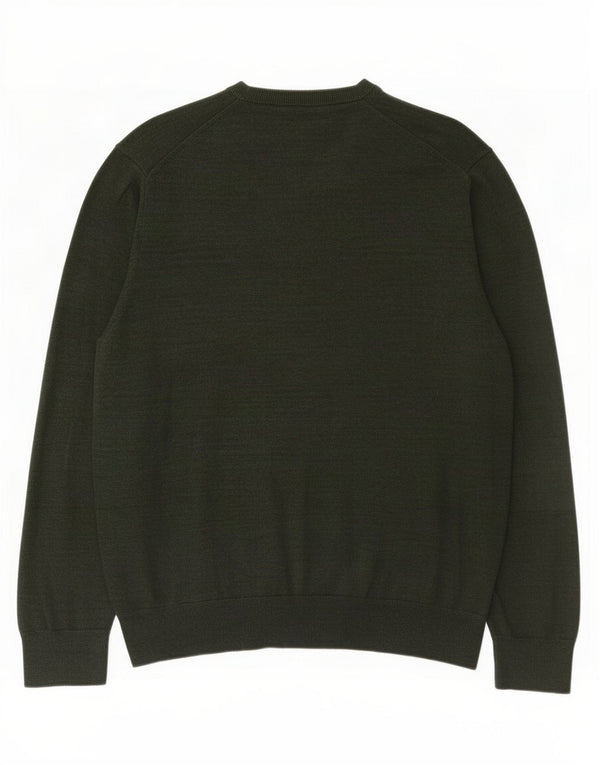 Marks & Spencer - Jersey de cuello redondo para hombre, talla 2XL, algodón caqui