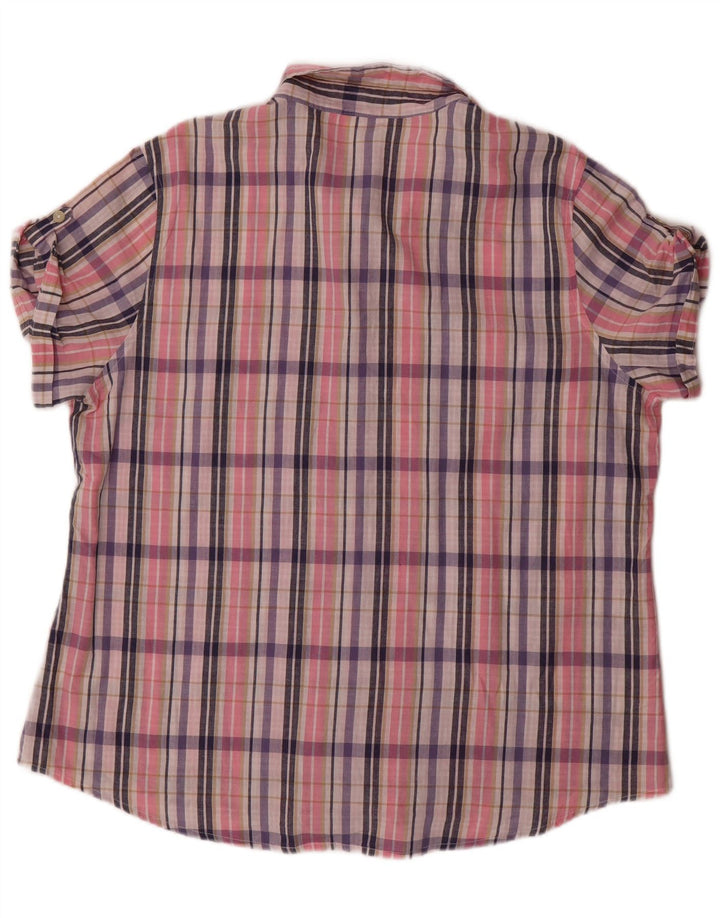 Camisa extragrande para mujer LEE Riders UK 40 XL Cuadros multicolores