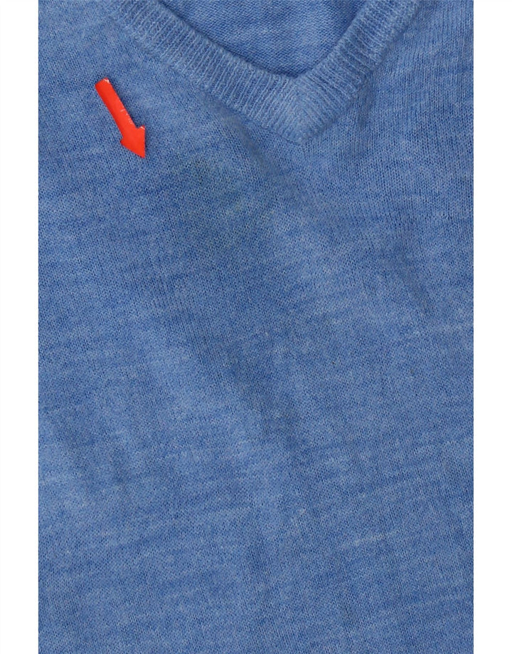 Marks & Spencer Suéter con Cuello en V para Hombre Acrílico Azul Grande