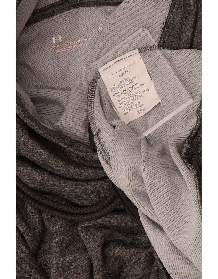 Under Armour Sudadera holgada para mujer, jersey, UK 46, poliéster gris grande