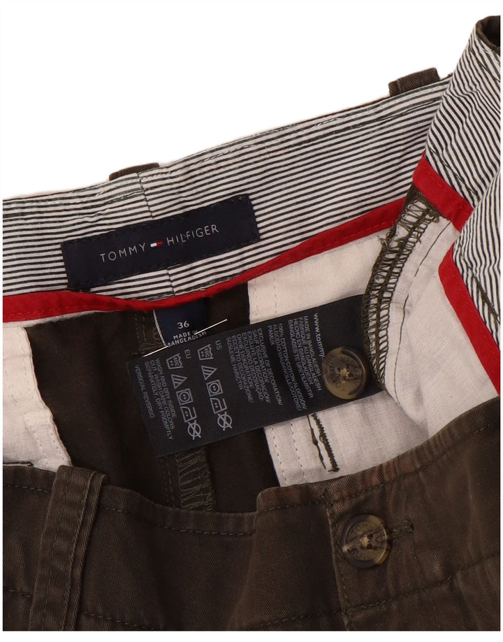 Tommy Hilfiger Pantalones cortos cargo para hombre W36 Algodón marrón grande