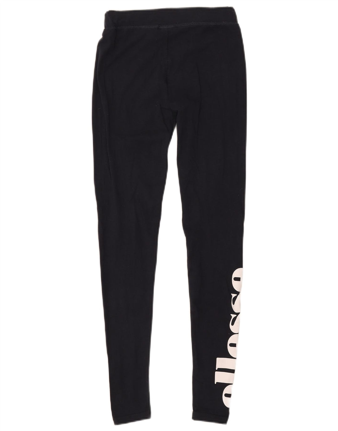 ELLESSE Leggings gráficos para mujer UK 8 Small Azul marino Algodón